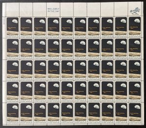 Scott 1371 APOLLO 8  Sheet of 50 US 6¢ Stamps MNH 1969