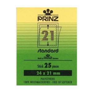 Prinz Standard Stamp Mounts cut to size CLEAR backed choice of sizes like Hawid 