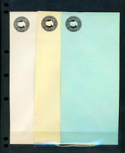 Mint US Large Envelope = Scott# U440-42 = SCV$ 14.50