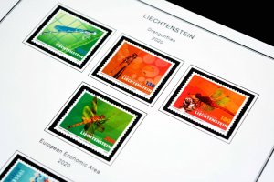 COLOR PRINTED LIECHTENSTEIN 2011-2020 STAMP ALBUM PAGES (66 illustrated pages)