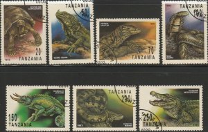 Tanzania, #1128-1134 Used  From 1993, CV-$6.75