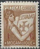 Mozambique 251 (mhr) 1c Lusiads, bister brn (1933)