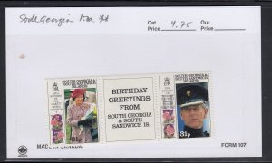 South Georgia 149-50 QEII Birthday mnh