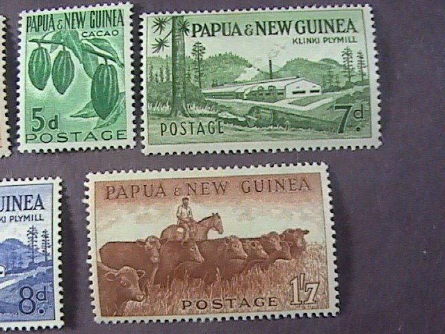 PAPUA/NEW GUINEA # 139-146-MINT/HINGE-COMPLETE SET-1958-60