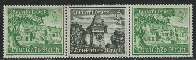 Germany Scott # B162 (2), B163, mint nh, se-tenant, Mi# W139
