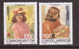 Yugoslavia   #1914-1915  MNH  1988  portraits