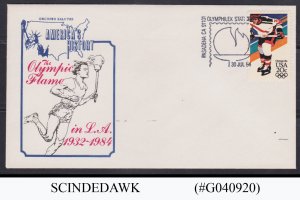 UNITED STATES  USA - 1984 OLYMPIC GAMES / OLYMPHILEX SPECIAL COVER WH SP. CANCL.