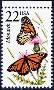 U.S. #2287 22c MNH (North American Wildlife - Monarch Butterfly)