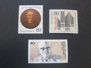 Germany 1987 Sc 1507-09 set MNH