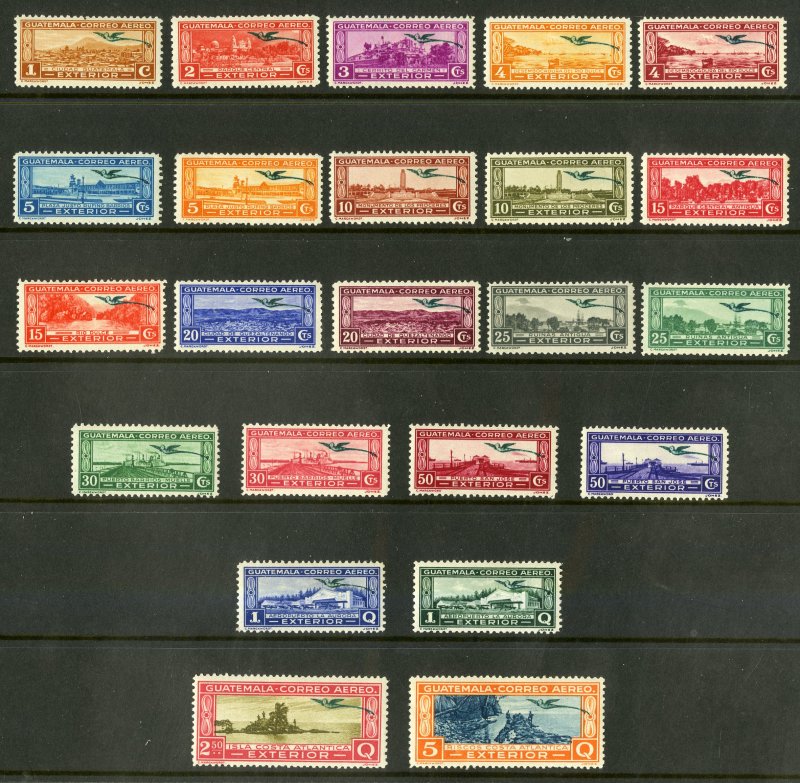 GUATEMALA C47-69 MH SCV $70.00 BIN $32.50 PLACES