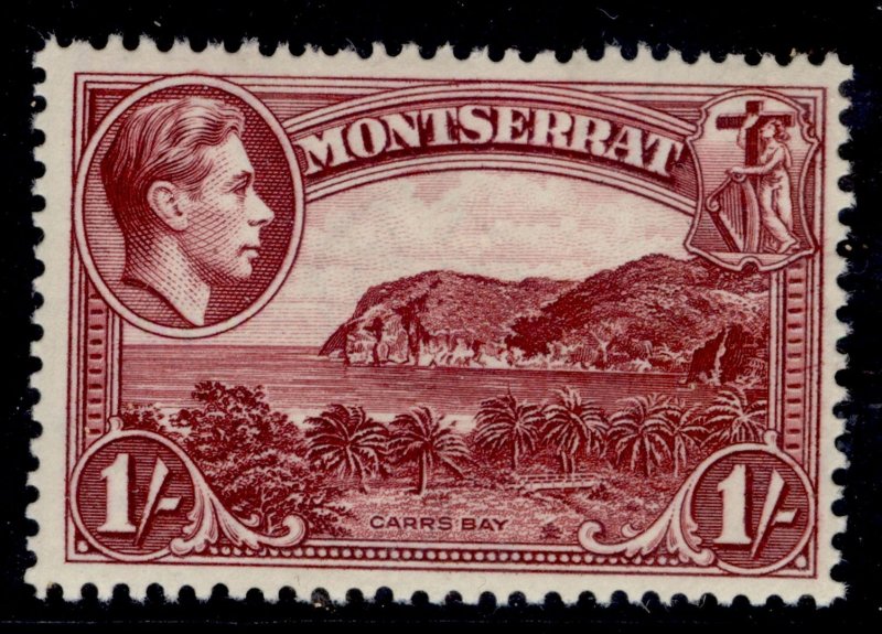 MONTSERRAT GVI SG108, 1s lake, M MINT. Cat £30. PERF 13