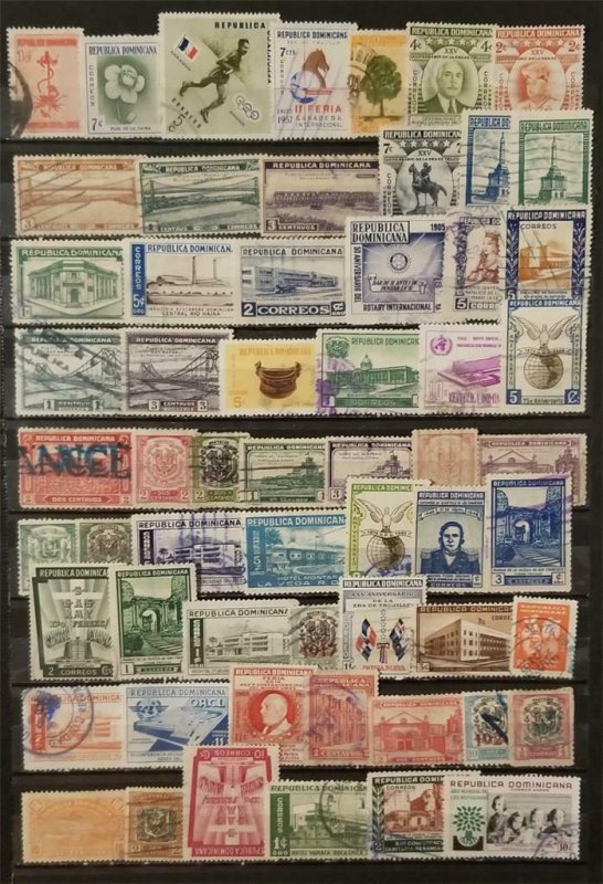 DOMINICAN REPUBLIC Stamp Lot Used T7998