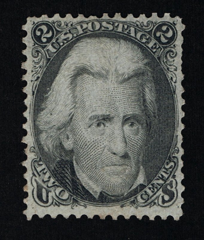 EXCELLENT GENUINE SCOTT #73 VF-XF MINT NG 1863 BLACK ANDREW JACKSON PSE CERT