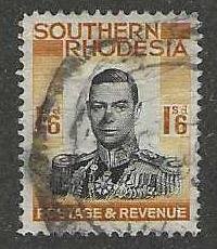 Southern Rhodesia 50  Used SC:$3.00