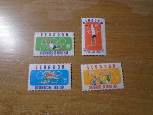 Ecaador  #  725/ C432-34  MNH