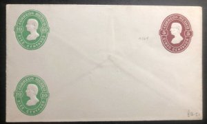Mint Mexico Postal Stationery Envelope Uprated 25 Cents