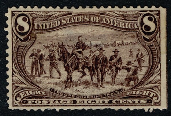 US #289 SCV $300.00 XF mint hinged, larger than normal seen margins,  well ce...
