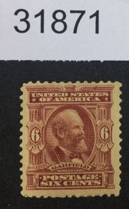 US STAMPS #305 MINT OG H LOT #31871