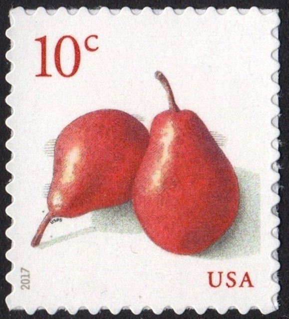 SC#5178 10¢ Pears Single (2017) SA