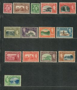 Trinidad+Tobago Sc#50-61 M/H/VF, Cv. $81.30