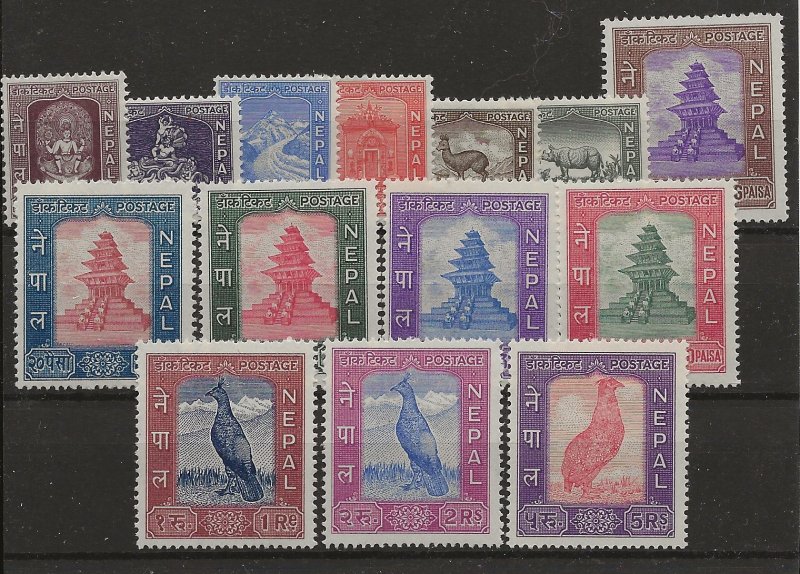 Nepal 104-117  Set MH