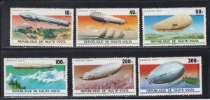 Burkina Faso # 395-397, C234-236, C237, Zeppelin 75th Anniv., Mint NH, 1/2 Cat.