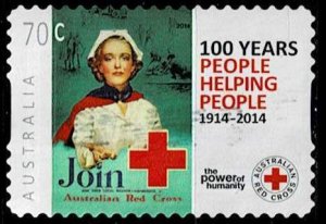 Australia 2014, Sc.#4110 used, Centenary of Australian Red Cross