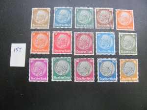 Germany 1932 MNH  6 HIGH # SIGNED SC 401-414 SET VF/XF 1100 EUROS (157)