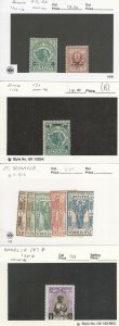 Somalia Postage Stamp, #11, 83, 71, 187, B11-16 Mint Hinged, 1906-53, JFZ