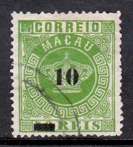 Macao - Scott #23 - Used - See description - SCV $18