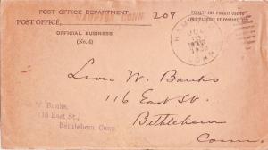 United States Connecticut Hampton 1930 duplex  Post Office Department Penalty...