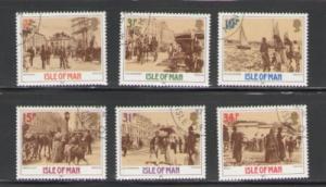 Isle of Man Sc 321-6 1987 Victoria stamps used