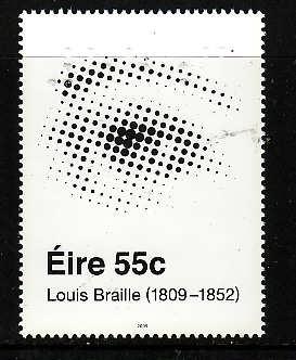 Ireland-Sc#1815-unused NH set-Louis Braille-Educator of the Blind-2009-