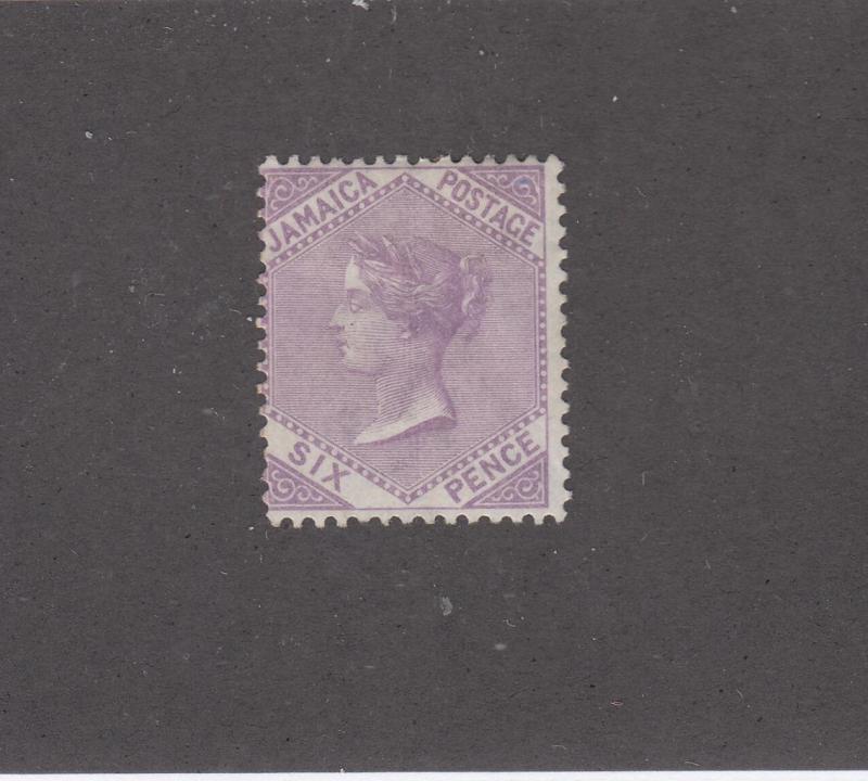 JAMAICA # 11 MH QUEEN VICTORIA 6p CAT VALUE $100+