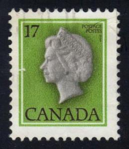 Canada #789 Queen Elizabeth II, used (0.25)