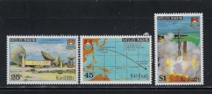 Kiribati 349-51 MNH 1980 Satellite Tracking (fe1185)