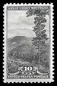 PCBstamps   US # 749 10c Great Smokey Mountain, MNH, (6)