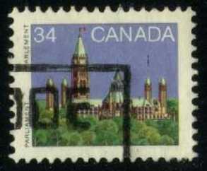 Canada #925 Parliament Library, used (0.25)