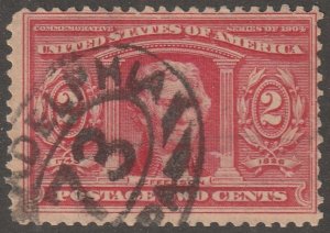 USA,  stamp, scott#324, used, hinged,  two cent,