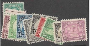 692-701 Mint,OG,NH... SCV $137.25