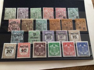 Monaco early mounted mint & used stamps  A12592