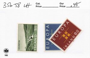 ICELAND  356-58   MLH