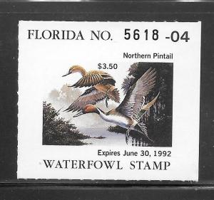 #FL13 Florida 1991 State Duck Stamp