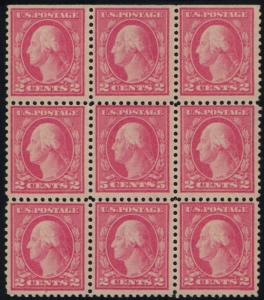 505 F/VF OG NH, middle row NH, rest LH,  A select 5c..MORE.. w8700