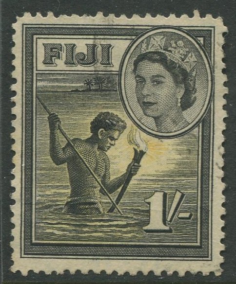 STAMP STATION PERTH Fiji #156 QEII Definitive Issue Used 1954 CV$0.30