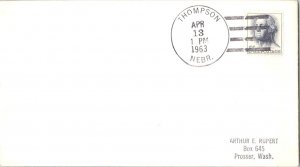 United States Nebraska Thompson 1963 4-bar  1963-1967  Philatelic.