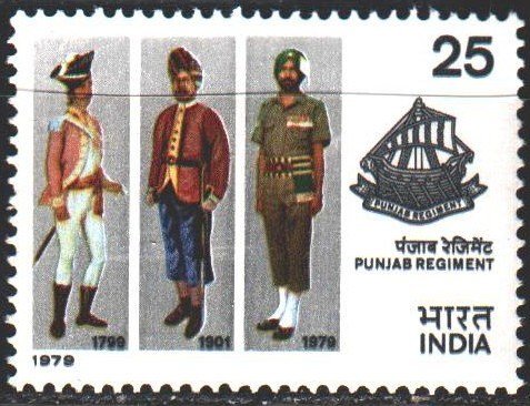 India. 1979. 782. 4th Punjab Regiment, uniform. MNH.