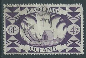 French Polynesia, Sc #146, 4fr Used