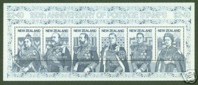 New Zealand Scott 1003 British Royalty 150th Anniversary Souvenir Sheet