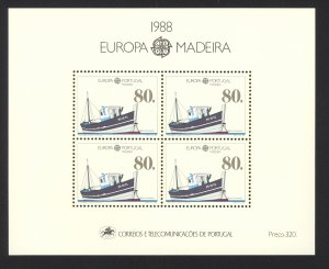 Portugal Madeira Sc# 122a MNH 1988 80e Transportation